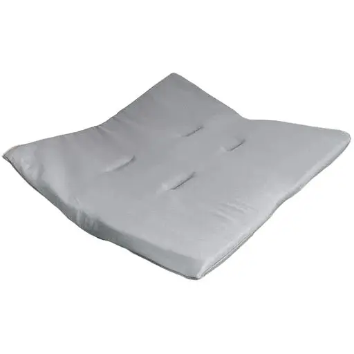 Водоотталкивающая подушка на стул Темно-серый однотон (2 шт.)