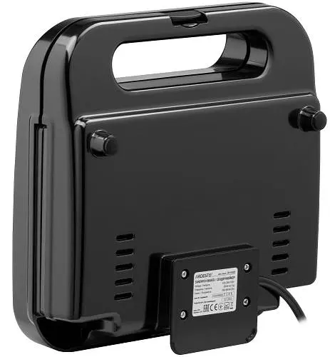 Мультимейкер Ardesto SM-H500B 700 Вт 5 пластин в комплекте сэндвич вафельная гриль орешница пластина для капкейков антипригарное покрытие индикатор готовности Black - фото 4