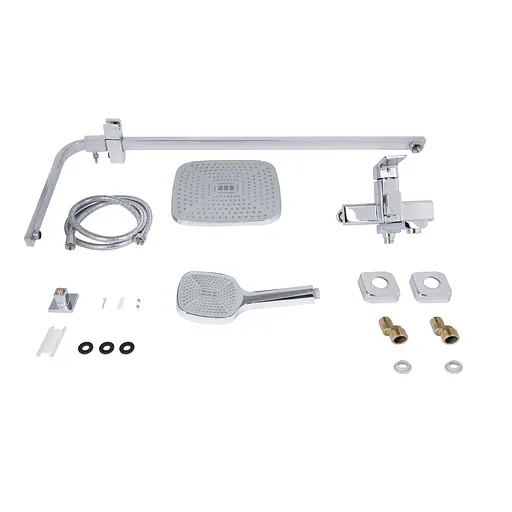 Душова система універсальна Lidz Dozorca 1030 на три споживача (з виливом) (k35) LDDOZ1030CRM45407 Chrome, Хром - фото 12