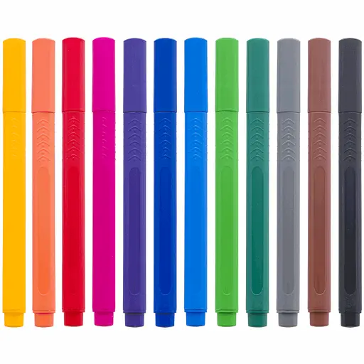 Набір лінерів FINELINER Mini 12 кольорів Bruynzeel - фото 2