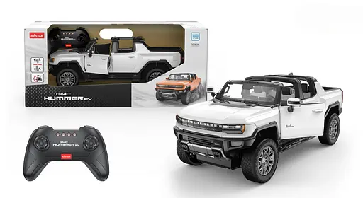 Машинка Hummer EV білий RASTAR модель 1:16 Автомобіль на дистанційному керуванні + пульт 2,4 ГГц