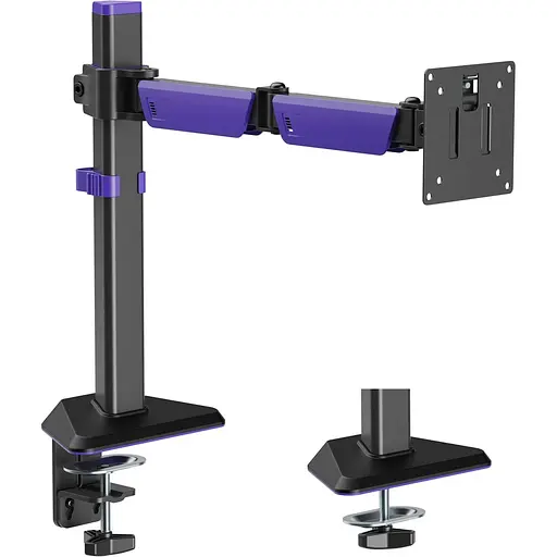 Настільне кріплення для монітора Gamepro MAG100V 17`-40` Black/Violet [148277] - фото 2