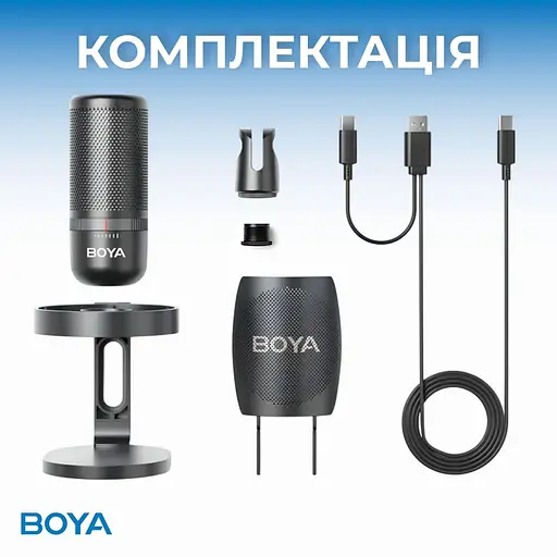 Мікрофон Boya K3-02 RGB Black K3-02) - фото 14