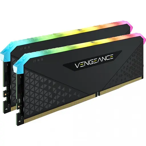 Память для настольных компьютеров Corsair 16 ГБ (2x8 ГБ) DDR4 3200 МГц Vengeance RGB RS (CMG16GX4M2E3200C16) - фото 1