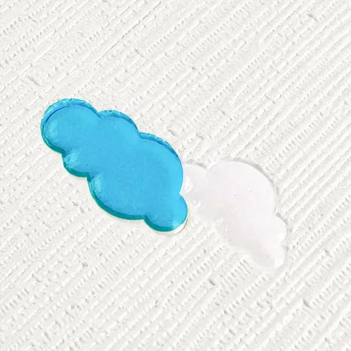 Панель стеновая 3D 700х700х4мм Звезды и луна на белом фоне SW-00001970 - фото 5