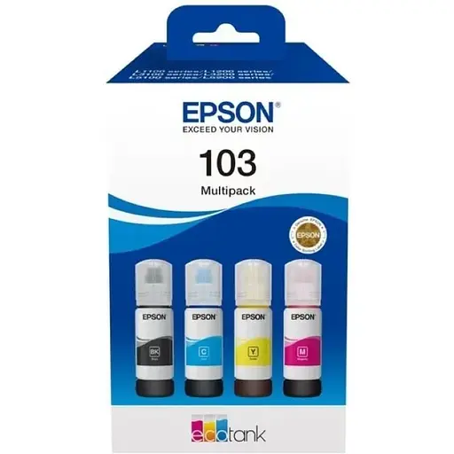 Контейнеры с чернилами Epson L31XX Multipack (C,M,Y,Bk) - фото 1