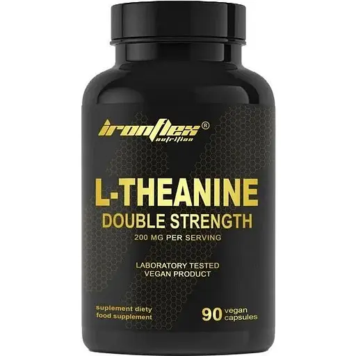 Амінокислота IronFlex L-Theanine 200 mg, 90 вегакапсул