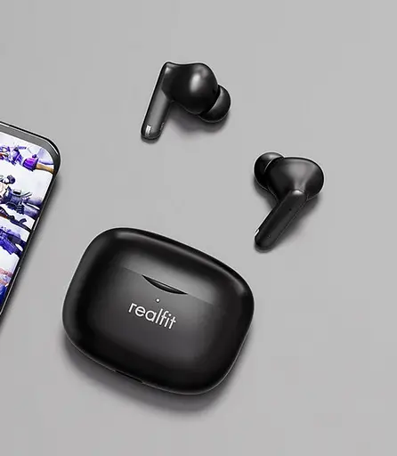 Навушники бездротові Realfit TWS з шумозаглушенням F3 - фото 2