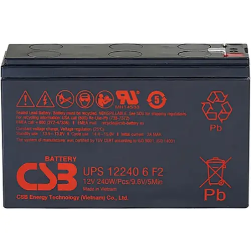 Акумулятор CSB UPS122460 AGM 12V 5Ah