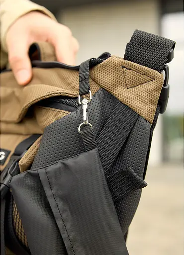 Велика чоловіча поясна сумка бананка для планшета Sambag 38х21 см sum0027305 - фото 18