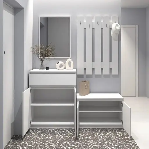 Передпокій VAYS комплект у передпокій №2 дуб сонома-білі планки - фото 2