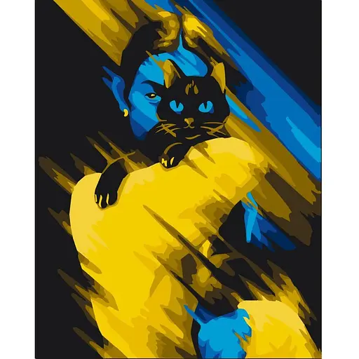 Набір для розпису ArtCraft Впевнений погляд за номерами 40х50 см (10398-NN)
