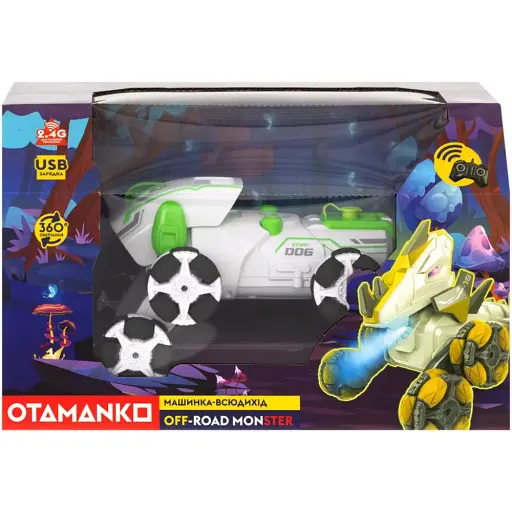 Машинка Otamanko Трюковой вездеход Off-road Monster Зеленый - фото 9