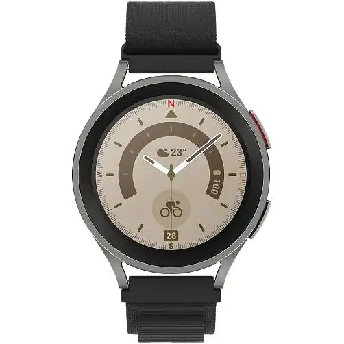 Ремешок DK CDK для Samsung Watch3 (R850 / R855) 41mm 20mm Polyester Alpine Loop (015587) (black) - фото 2