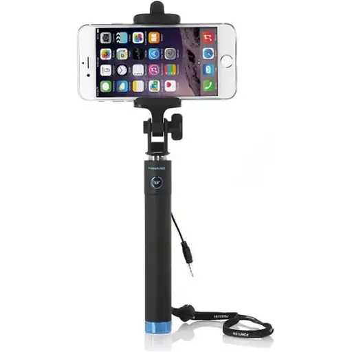 Селфи-монопод Smart SS6 со шнуром Blue - фото 1