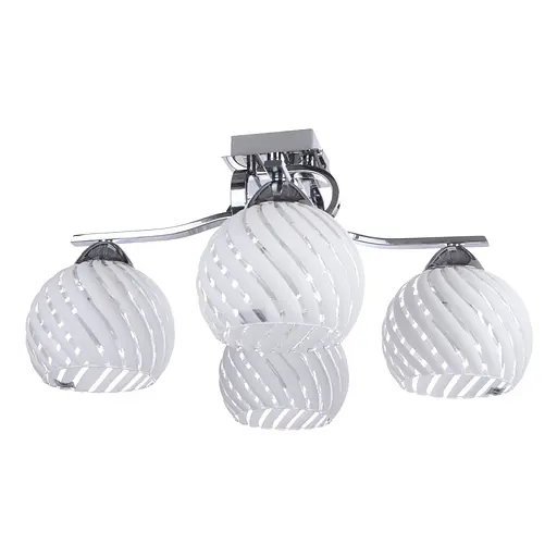 Люстра потолочная Brille классическая в зал E27 60W CH (LK-539C/4) - фото 4