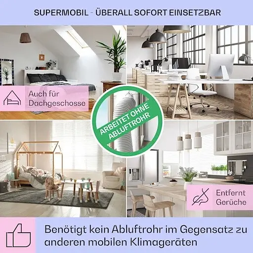 Охолоджувач повітря Klarstein IceWind Plus Smart 4-in-1 Синій (10040209) - фото 7