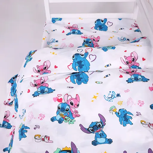 Пододеяльник бязь MirSon Cute Stitch White 200х220 см (2200012552759) - фото 1