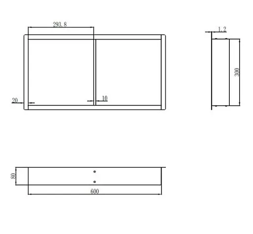 Полка-ниша для ванной комнаты Mixxus Premium NICHE-0103 из нержавеющей стали SUS304 (MI6681) - фото 5