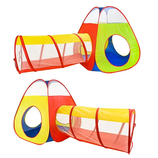 Дитячий намет "Піраміда" JY1711-1, 88 х 88 х 90 см 2 входи - фото 3