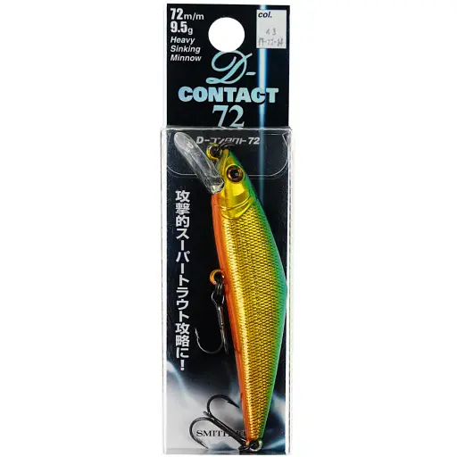 Воблер Smith D Contact 72S 72mm 9.5g #43 Green Gold - фото 2