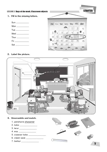 Англійська мова. 5 клас. English. Робочий зошит (до підручника Задорожної І.П., Будної Т.Б., Дацків О.П.) - фото 4