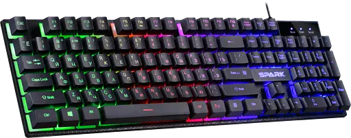Клавиатура Defender Spark GK-300L UA RGB Black (45302) - фото 1