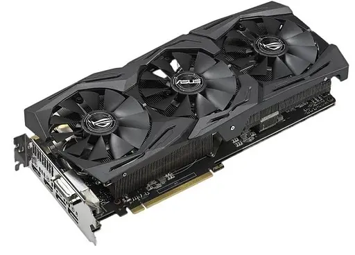 Видеокарта ASUS GTX 1070Ti 8Gb Strix Gaming Advanced (ROG-STRIX-GTX1070TI-A8G-GAMING) (GDDR5, 256 bit, PCI-E 3.0 x16) Б/у - фото 3