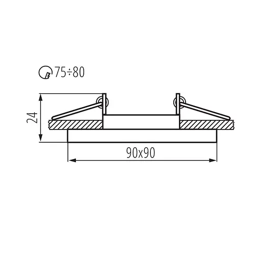 Кольцо для светильников Kanlux MORTA CT-DTL50-SR (26718) - фото 7