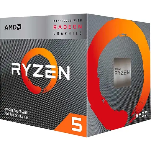 Процесор AMD Ryzen 5 3400G (YD3400C5FHBOX) (Socket AM4, 8T, 4.2 ГГц, Box) - фото 1