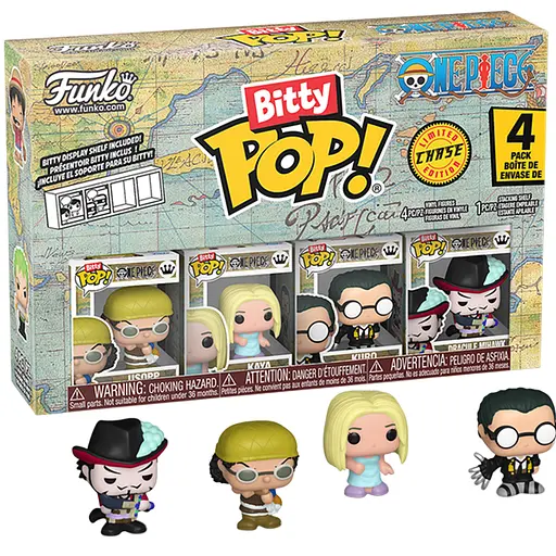 Набір ігрових фігурок Funko Bitty Pop! серії "Великий куш" - Усопп в асортименті (86895)