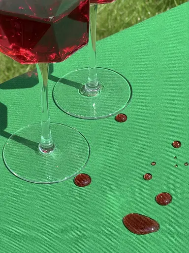 Водовідштовхувальна скатертина Зелений однотон 150х150 см - фото 6