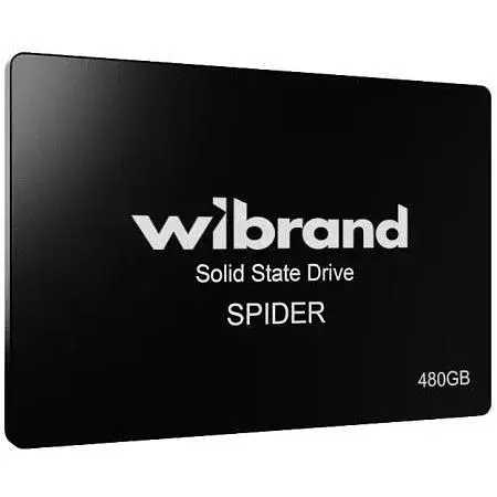 Твердотільний накопичувач SSD 480Gb Wibrand Spider SATA3 2.5" 3D TLC 550/460 МБ/с (WI2.5SSD/SP480GBST) - фото 1