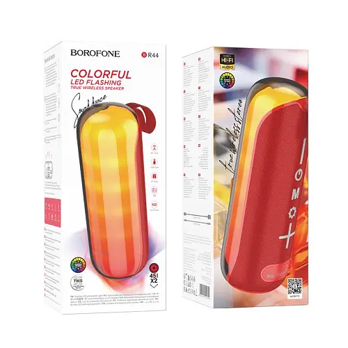 Акустична система Borofone BR44 Sound dance sports BT speaker Винний червоний - фото 3