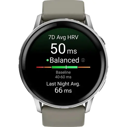 Смарт-часы Garmin Venu 4, 45 мм Silver with Silver Gray Silicone Band 010-03014-01 (146408) - фото 2