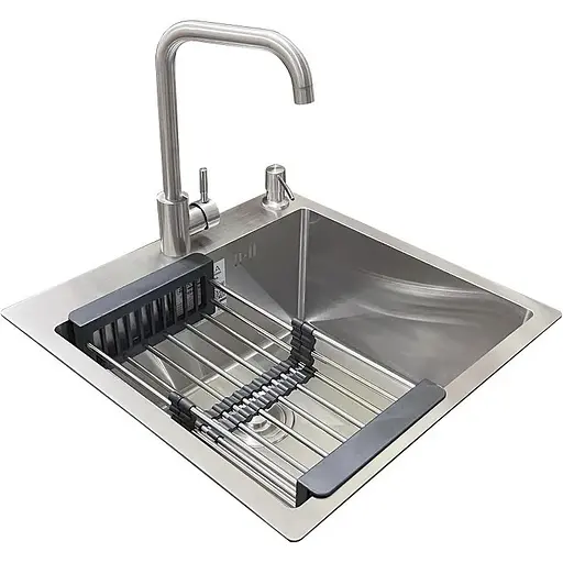 Комплект мойка + смеситель Romzha Arta U-450S (B) - фото 3