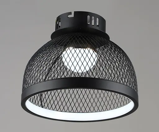 Люстра світлодіодна в стилі лофт VALESO B YH1349/34W BK+GD