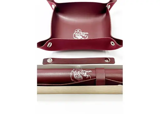 Настільна гра Планета Ігор Лоток для кубиків Дракон (бургунді) (Dice tray Dragon burgundy) (pi-dt006) - фото 11