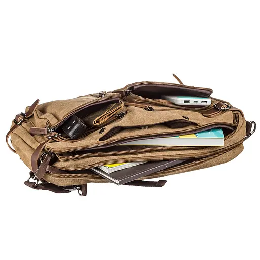 Сумка текстильна Vintage 40х30х6 см sum0012221 - фото 4