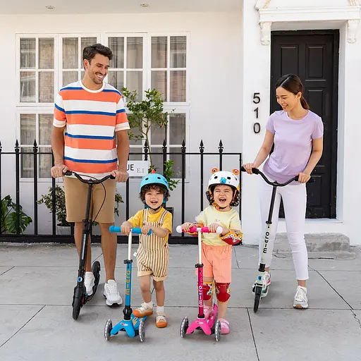 Самокат Micro Mini Deluxe Foldable LED Блакитний океан (MMD200) - фото 10