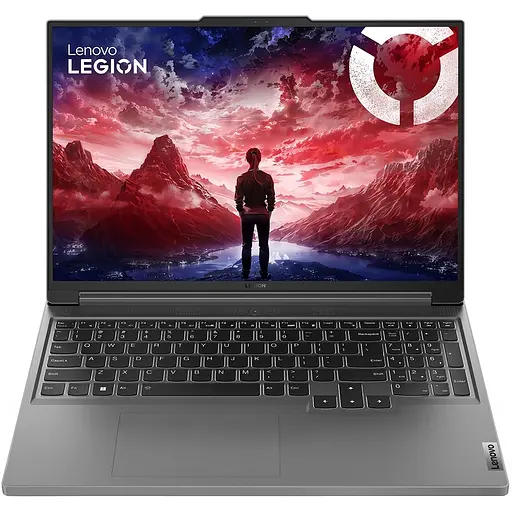 Ноутбук Lenovo Legion Slim 5 16AHP9 (82YA003VRM) Luna Grey, Екран 16 IPS (2560x1600) WQXGA 165 Гц, матовий / AMD Ryzen 7 8845HS (3.3 - 5.1 ГГц) / RAM 32 ГБ / SSD 1 ТБ / nVidia GeForce RTX 4070, 8 ГБ / без ОД / LAN / Wi-Fi / без Bluetooth / Free DOS / без