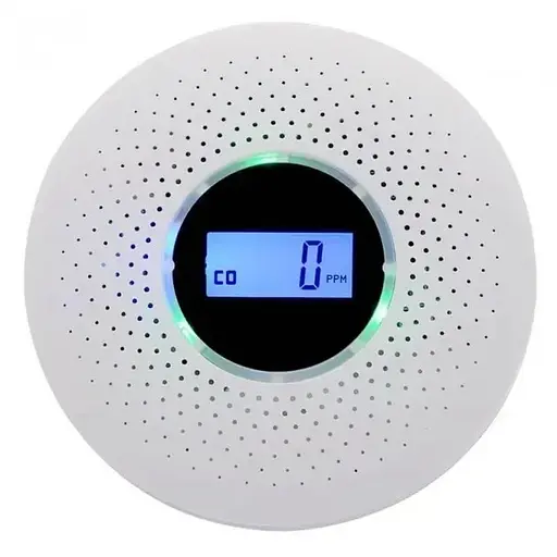 Комбинированный датчик JKD 512COM-W 2 в 1 угарном газе + датчик дыма с сиреной