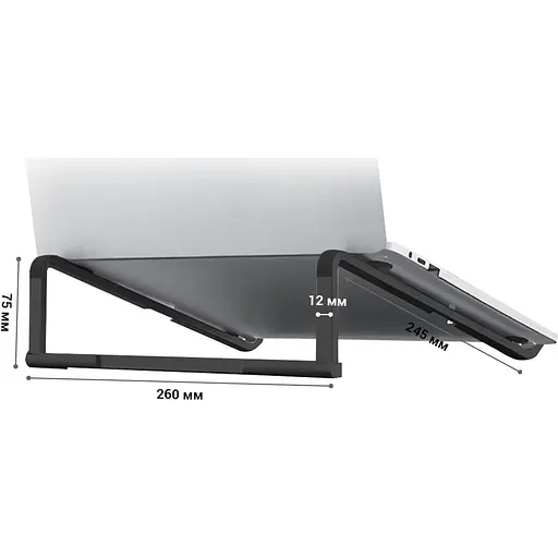 Подставка для ноутбука OfficePro LS530B Black (144402) - фото 9