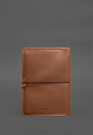 Кожаный блокнот А5 (софт-бук) 9.4 светло-коричневый - фото 9