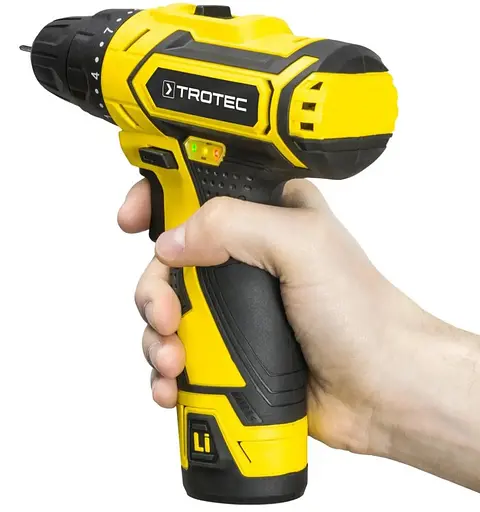 Дрель-шуруповерт аккумуляторный Trotec PSCS 11-12V с АКБ и ЗУ + кейс (4410000102) - фото 4