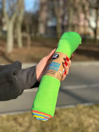 Набор салфеток K2 Microfibre Cloths Set по уходу за автомобилем микрофибра 30 см x 35 см 4 шт - фото 2