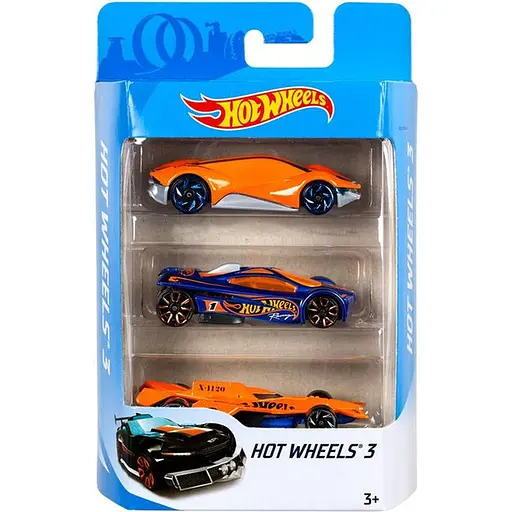 Уцінка. Набір базових машинок Hot Wheels 3 шт. в асортименті (K5904) - фото 3