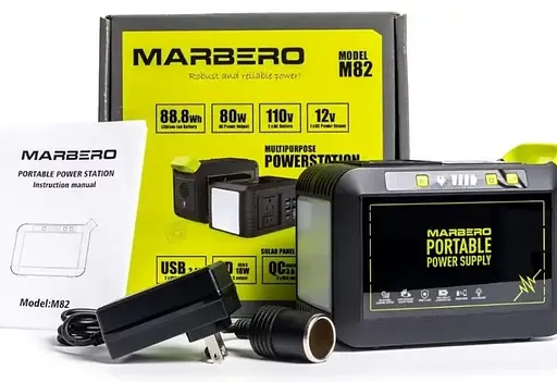 Портативна електростанція Marbero 88Wh 24000mAh зовнішній акумулятор - фото 4
