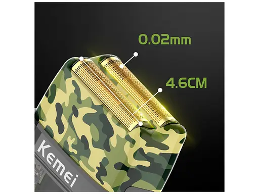 Шейвер Kemei KM-TX7 электробритва (сухое и влажное бритье) - фото 6