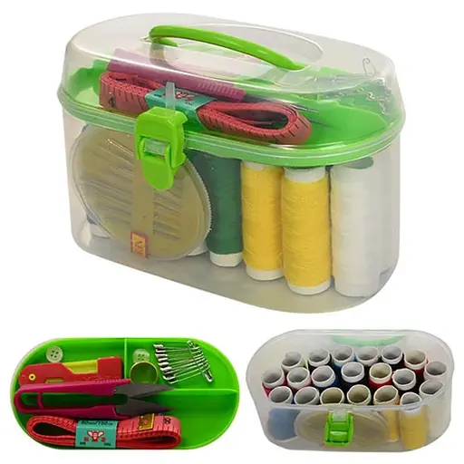 Швейні нитки набір в коробці 7.5×14 см